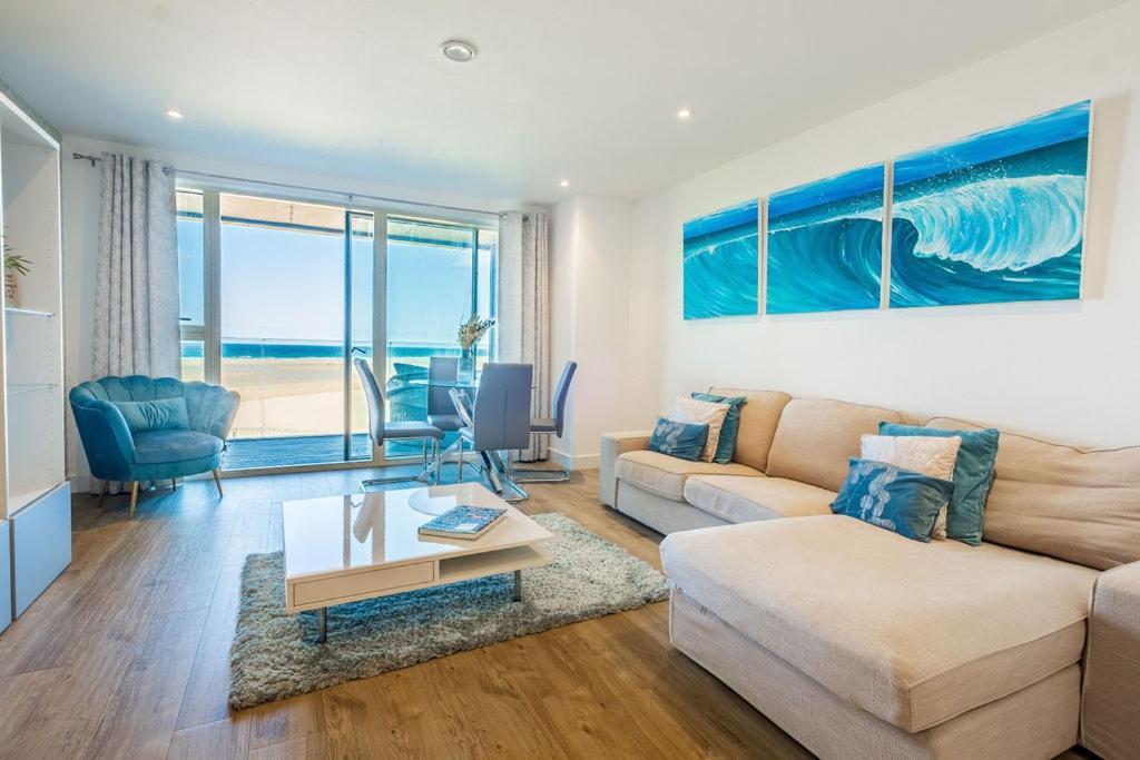 Luxury Beach Apartment Perranporth Exterior foto