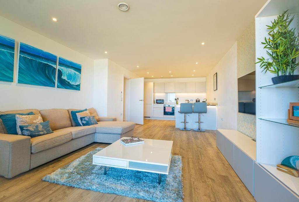 Luxury Beach Apartment Perranporth Exterior foto